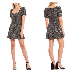 NWT FRENCH CONNECTION Delmira Verona Floral Print Mini Dress Size 4/ SMA…